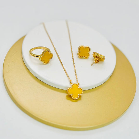 ✨ طقم فان كليف أصفر ✨