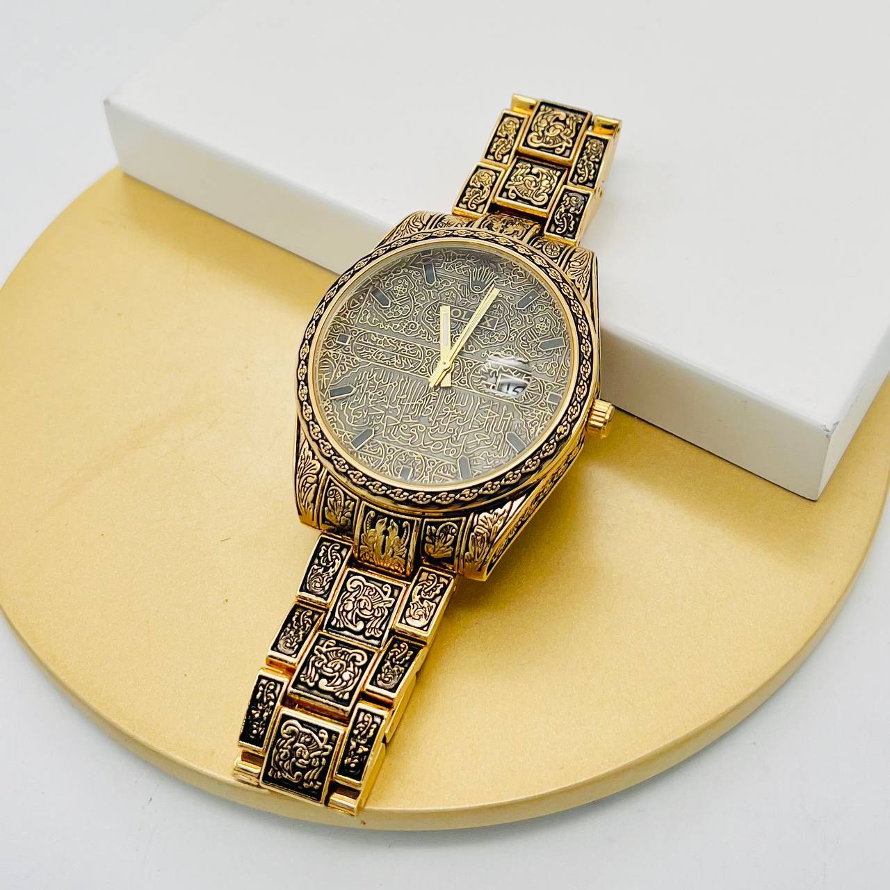✨ ساعة Rolex – زخرفة عربية فاخر ✨