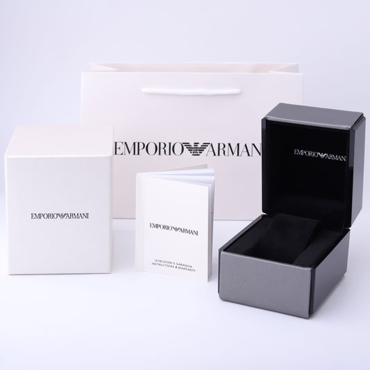 علبة ساعة أرمني أصلية بتصميم فاخر يعكس جمال العلامة الإيطالية الشهيرة ✨